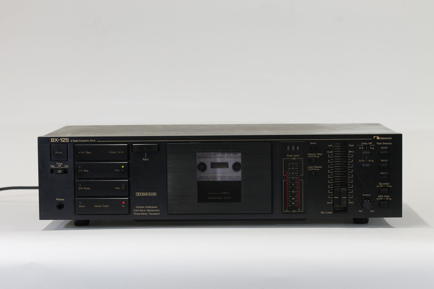 【中古・現状】Nakamichi BX-125【TN-SoundTech整備済み】