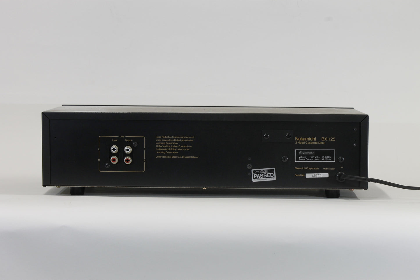 【中古・現状】Nakamichi BX-125【TN-SoundTech整備済み】